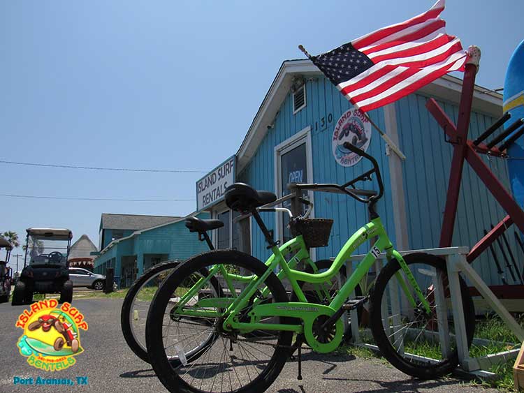 Island Surf Rentals in Port Aransas, TX.