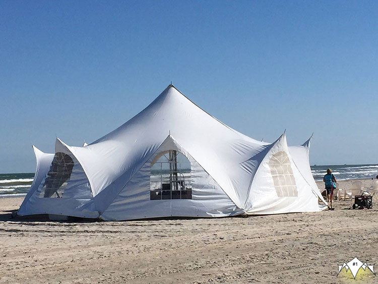 Party Tent Rental #1 in Port Aransas, TX.