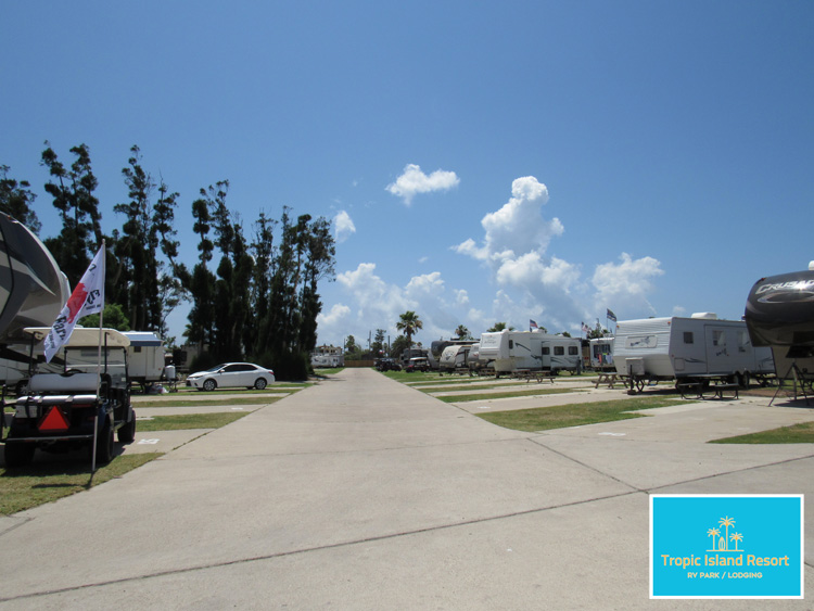 Tropic Island Resort in Port Aransas, Texas.