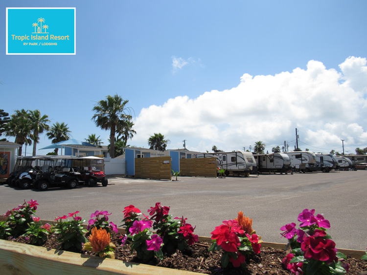 Tropic Island Resort in Port Aransas, Texas.